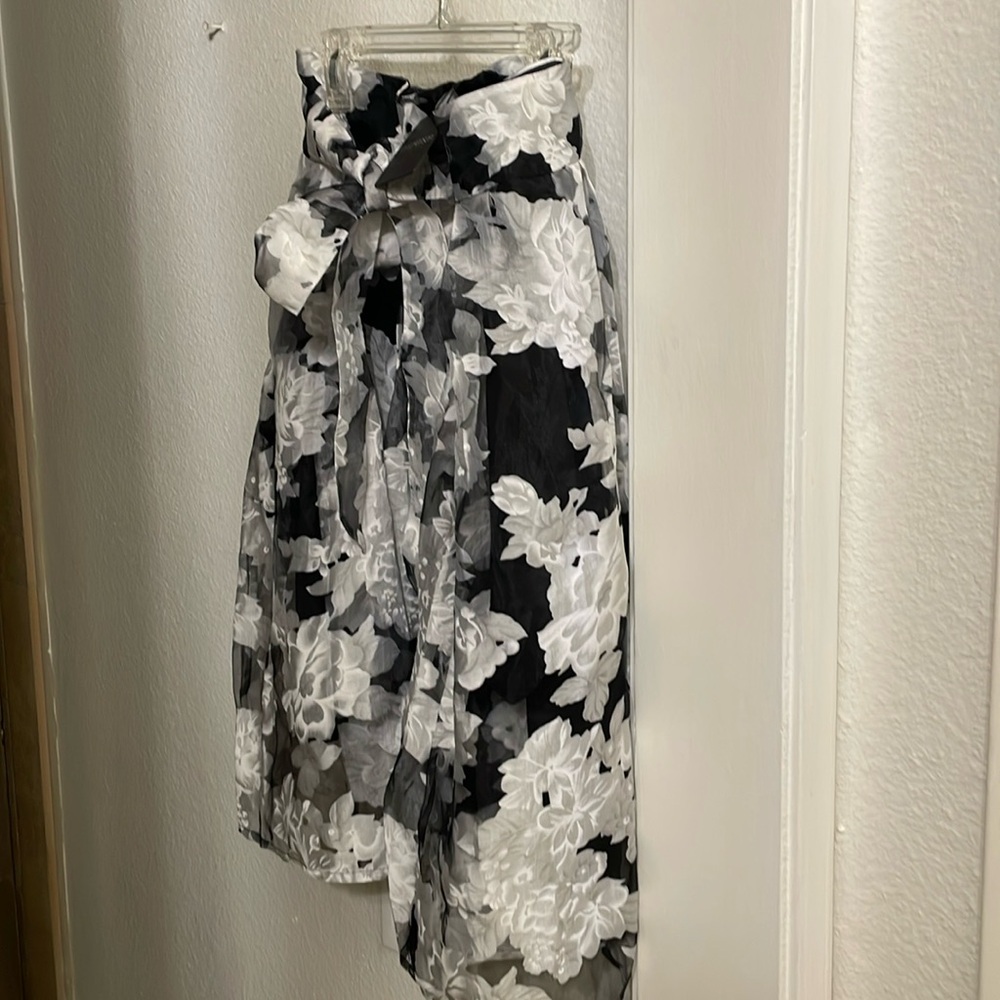 Gorgeous floral skirt. Style Gianna. Size xl.  Sheer with black lining.